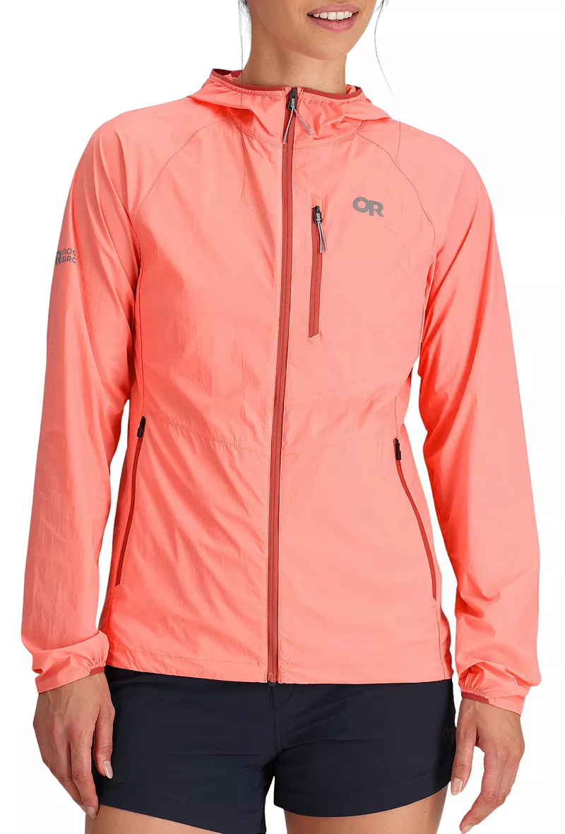 

Женская толстовка с капюшоном Outdoor Research Shadow Wind, цвет Azalea