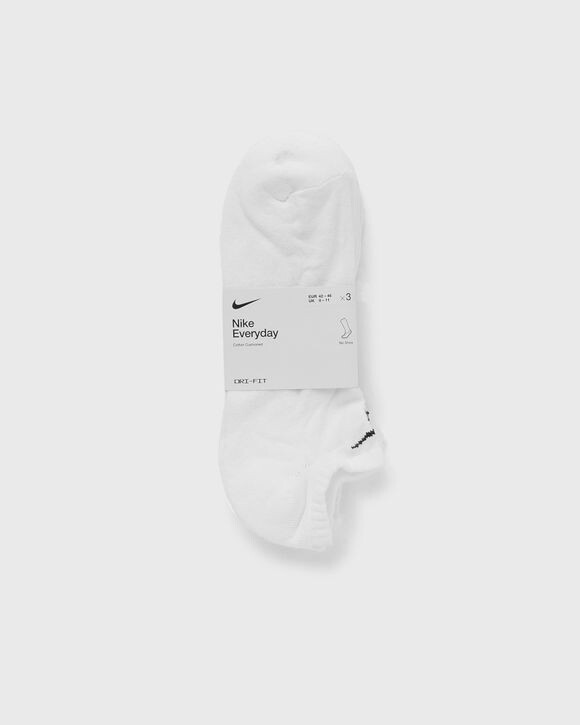 

Носки Nike Everyday Cushion No-Show Socks, белый/черный