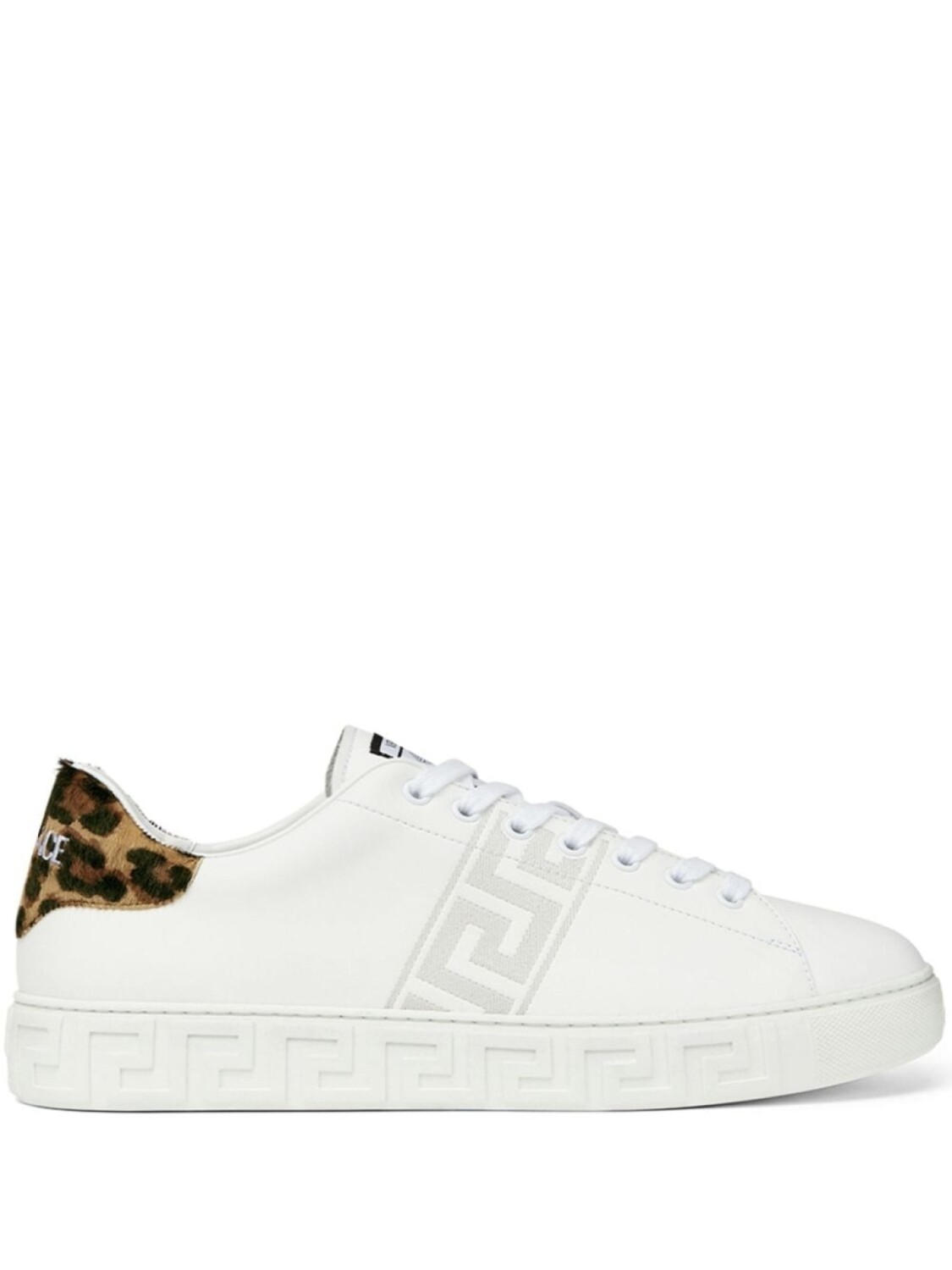 

Versace кроссовки Greca, белый