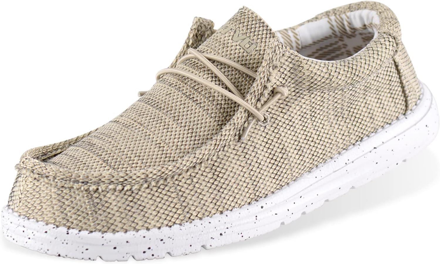 

Мужские широкие лоферы и слипоны ASITVO, Большие размеры повседневной обуви на каждый день, Широкий носок, светло-коричневый