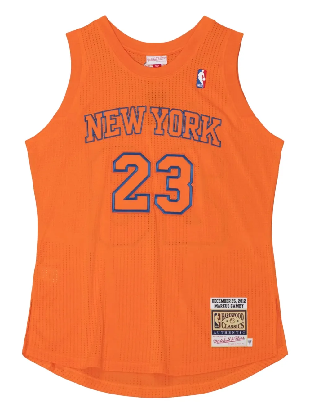 

Топ "NBA NY Knicks 2012 Marcus Camby" Christmas Day Mitchell & Ness, оранжевый