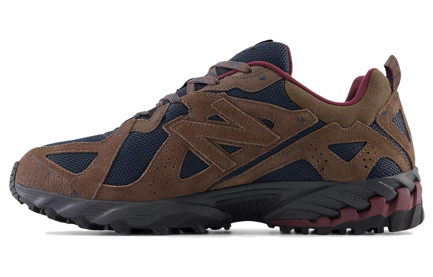 

Темно-грибная футболка New Balance в космическом стиле, коричнево-черная