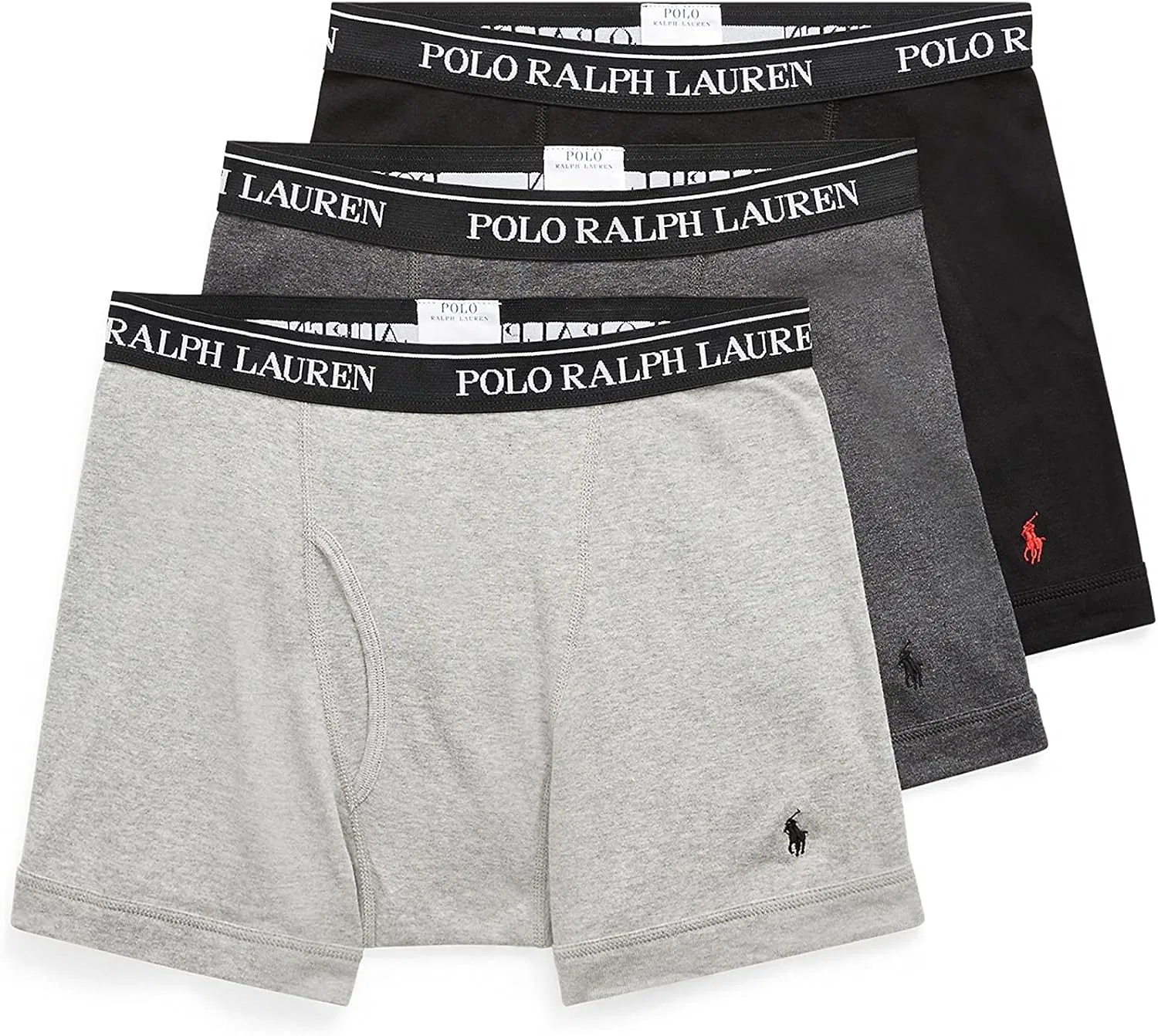 Боксеры POLO RALPH LAUREN, Мэдисон Хизер/Андовер Хизер/Поло Блэк