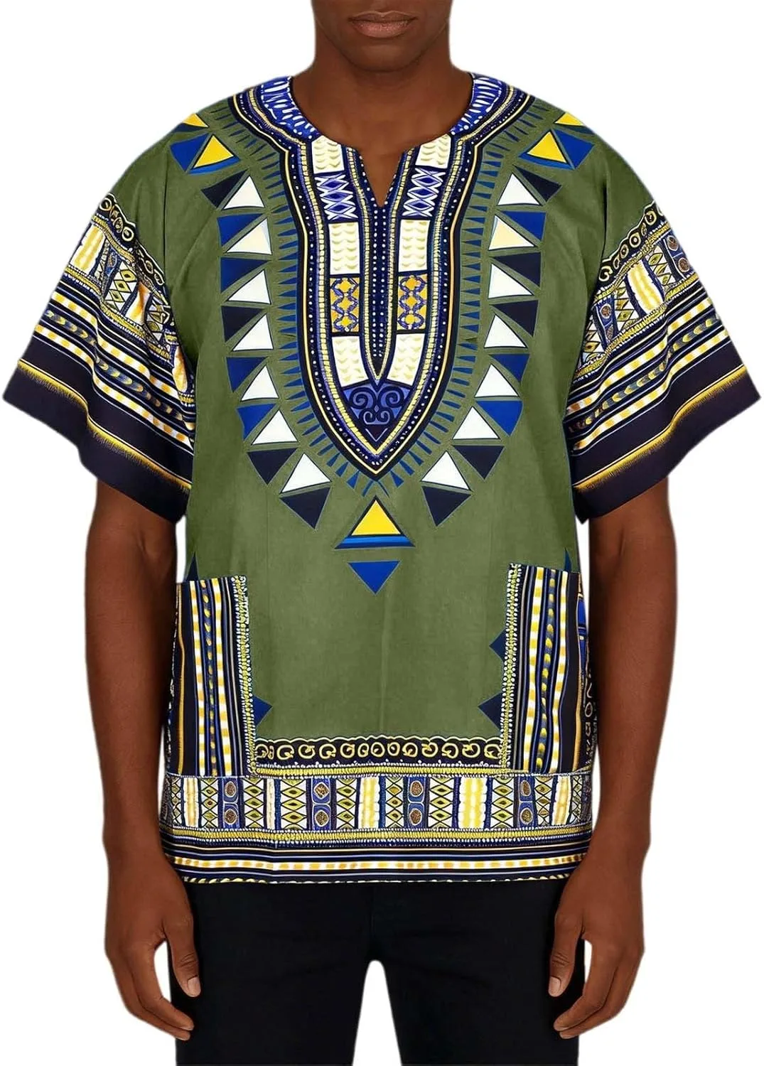 

Африканская дашики для мужчин и женщин 2026, традиционная племенная рубашка с коротким рукавом, топ в стиле Black History, Plus Size