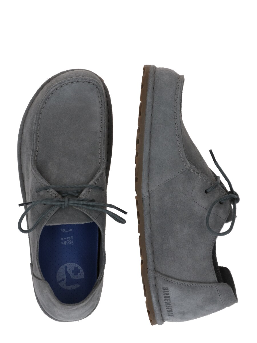 Мокасины BIRKENSTOCK Utti Lace, базальтовый серый — фото 2
