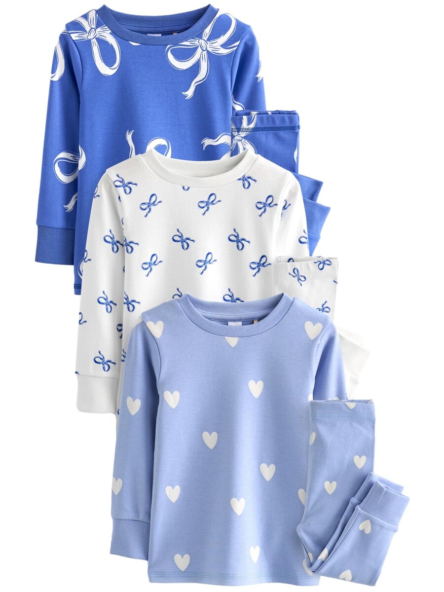 

Пижама Next, цвет Blue/Light blue/White