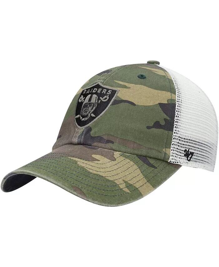 

Мужская камуфляжная кепка Snapback Las Vegas Raiders Branson MVP Trucker '47 Brand