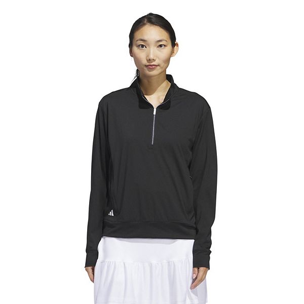 

Женский лонгслив ultimate365 с молнией на четверть Adidas, Black