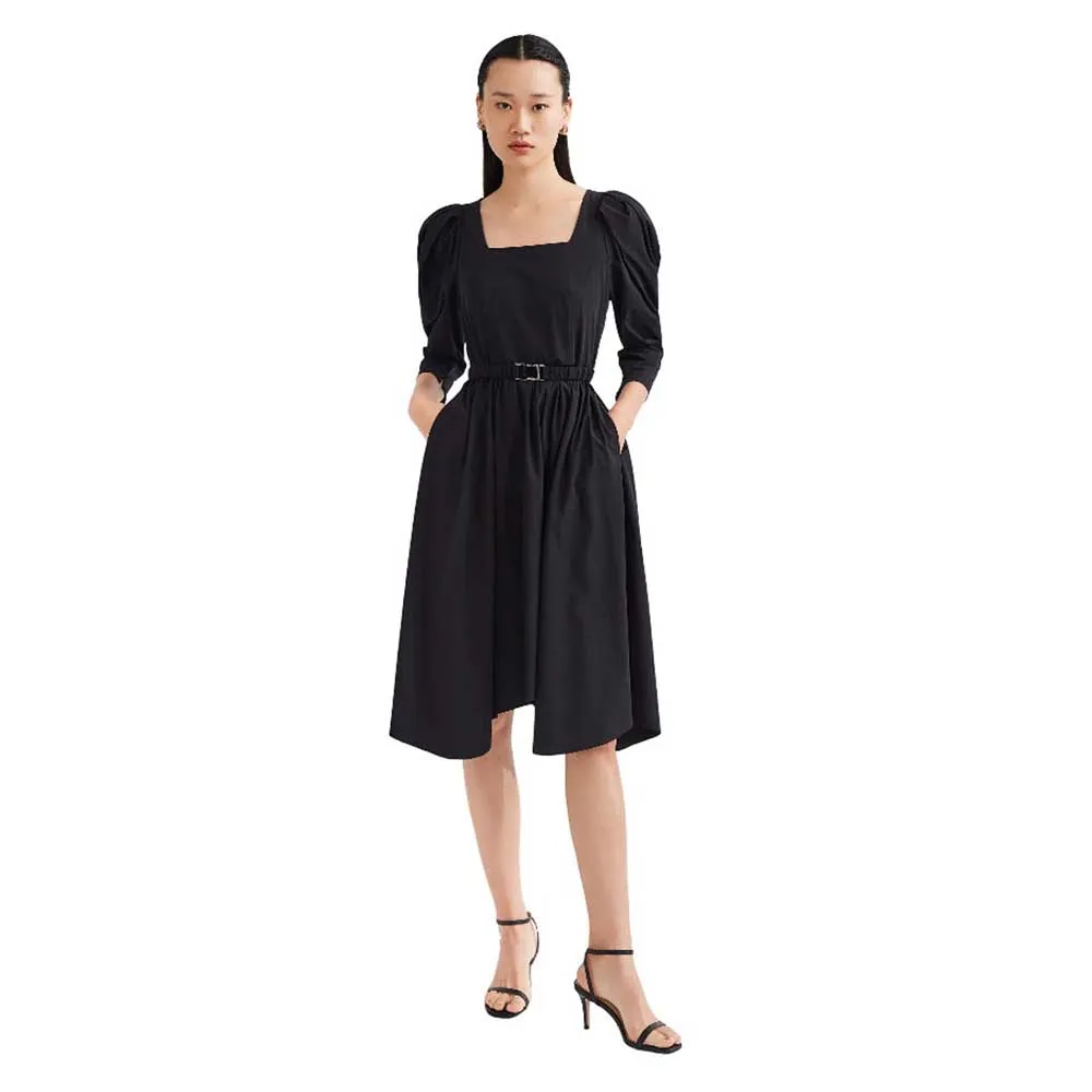 

Платье Lily French Square Neck, черный