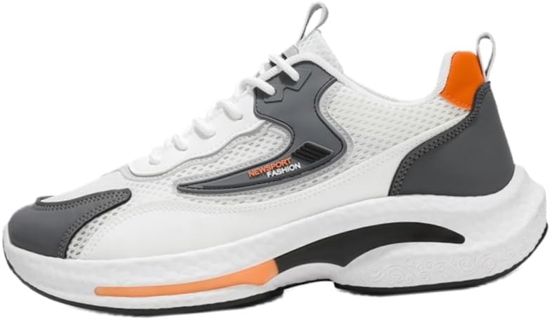 

Мужские дышащие повседневные спортивные кроссовки. Мягкий сетчатый материал. Резиновая подошва. Круглый носок. Удобны для ежедневной носки Fusecottc, серый