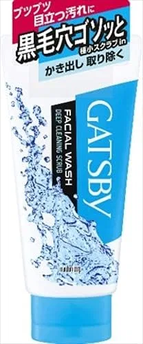 Скраб для лица очищающий Gatsby Facial Wash Deep Cleaning Scrub Mandom, набор 9 шт