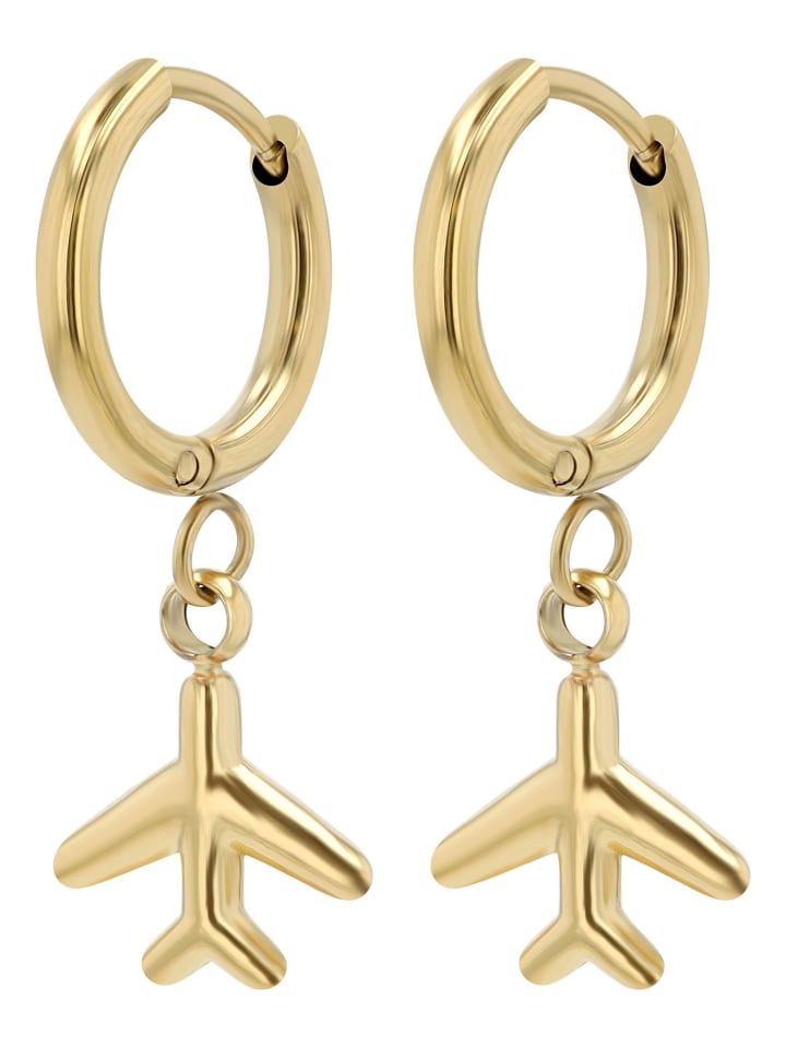 

Adeliás Женское колье с подвеской в виде символа бесконечности из нержавеющей стали в золотом исполнении