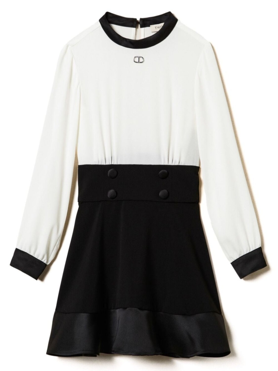 

TWINSET Kids платье с логотипом, черный