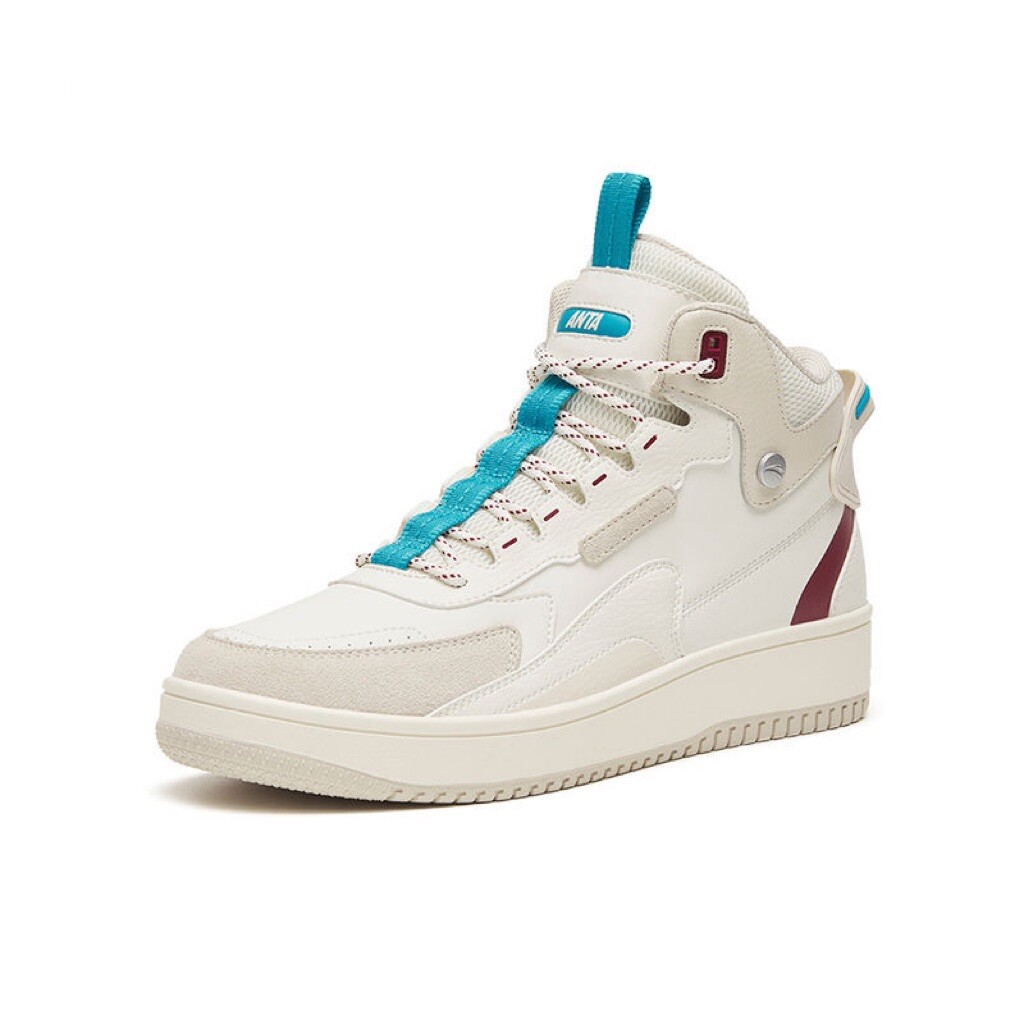 Кроссовки ANTA Skateboarding Shoes Men Mid-top White, белый — фото 2