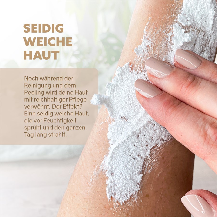 Скраб для тела dusch-fluff shea care Puremetics, вес 300 гр. — фото 4
