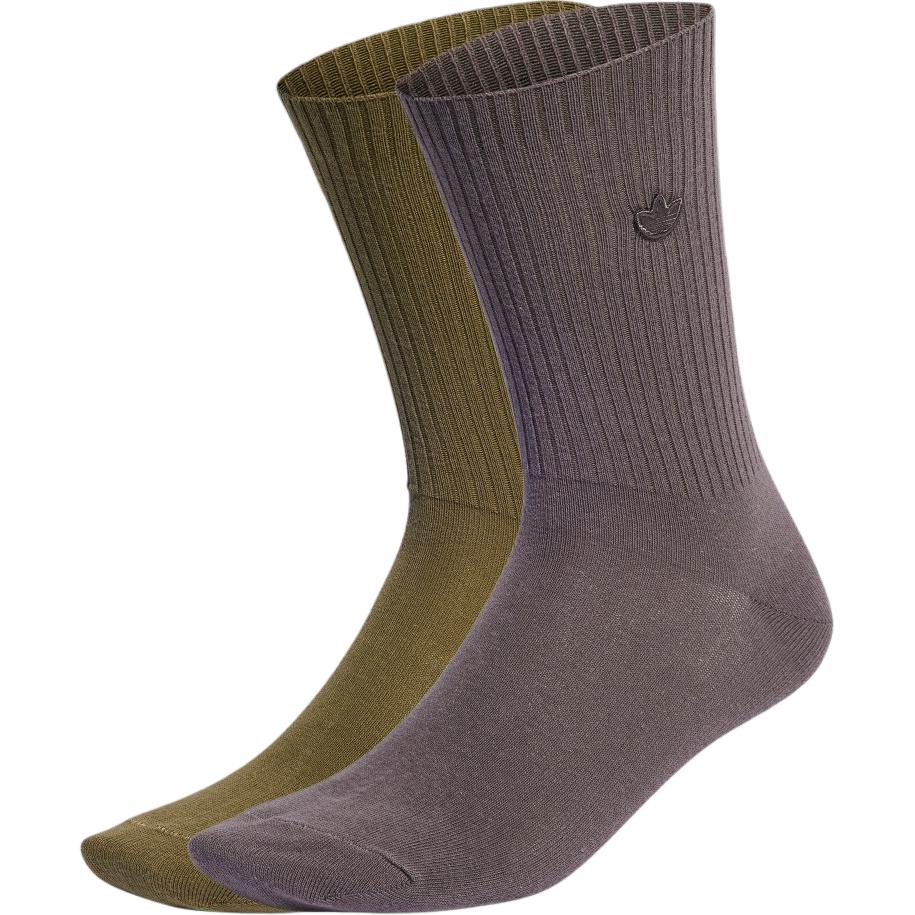 

Гольфы унисекс, 2 пары Adidas Originals, Dark Olive Green-Charcoal Gray