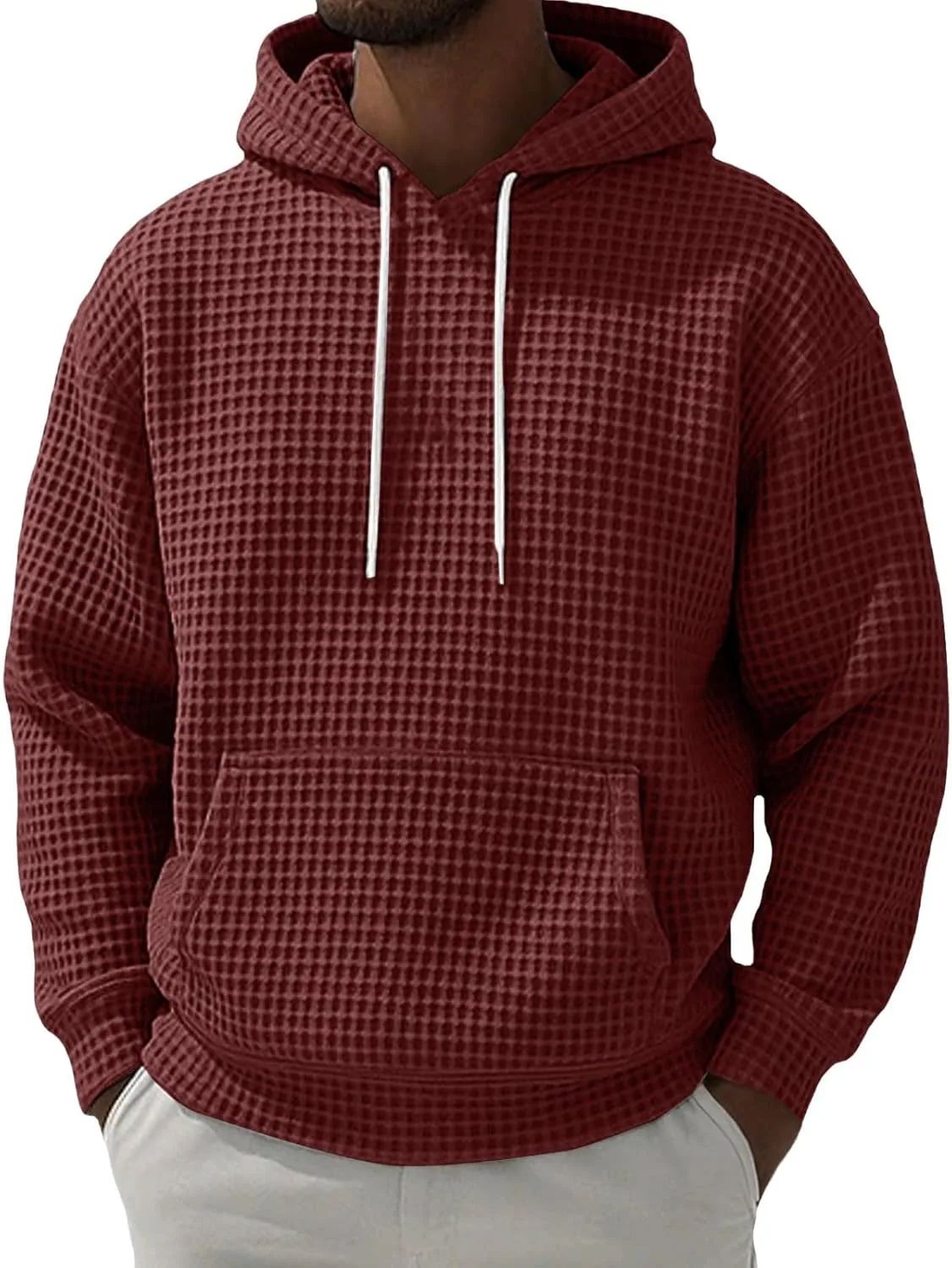 

Толстовка для тренировок Waffle Big and Tall с длинным рукавом