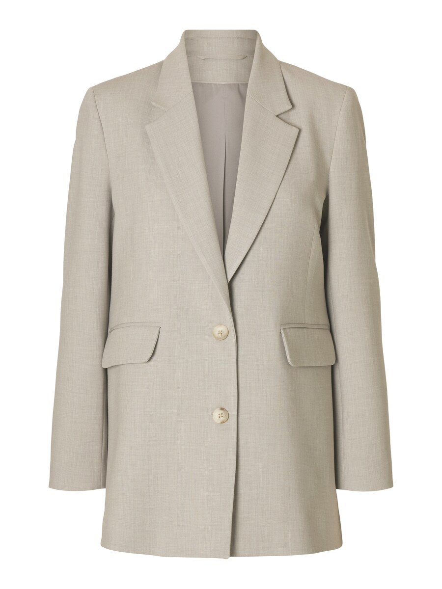 

Классический блейзер SELECTED FEMME Blazer SLFRITA, серо-бежевый