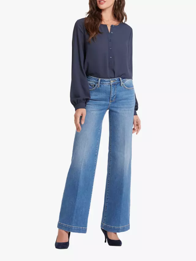 

Джинсы NYDJ Teresa Wide Leg, цвет water/canyon