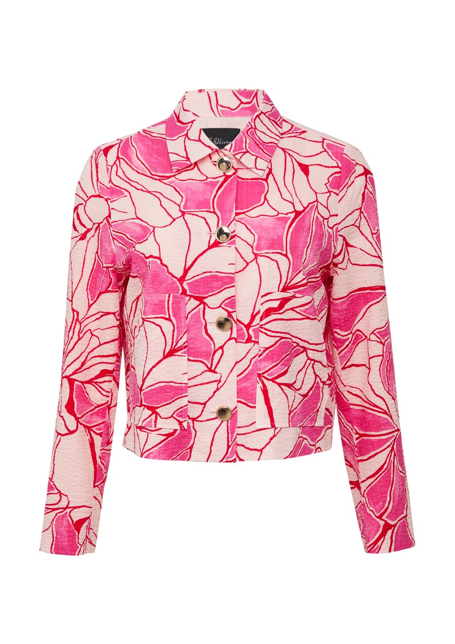 

Куртка межсезонная s.Oliver BLACK LABEL, цвет Pink/Powder/Dark pink