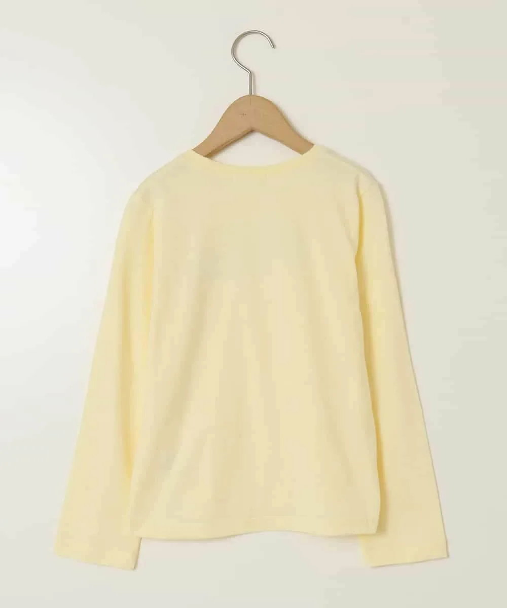 Футболка с длинным рукавом с логотипом разных расцветок A.V.V, Light Yellow — фото 3