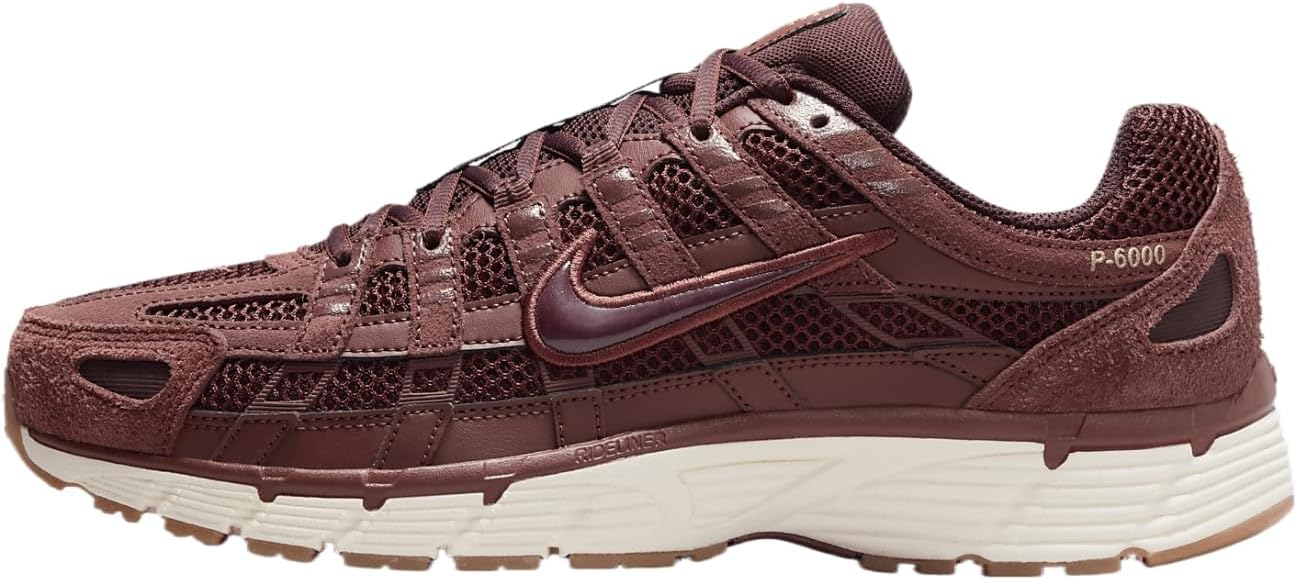 

Кроссовки P-6000 SE ' Light Orewood Brown' Nike, Dark Pony/Metallic Gold/Pale Ivory/Burgundy