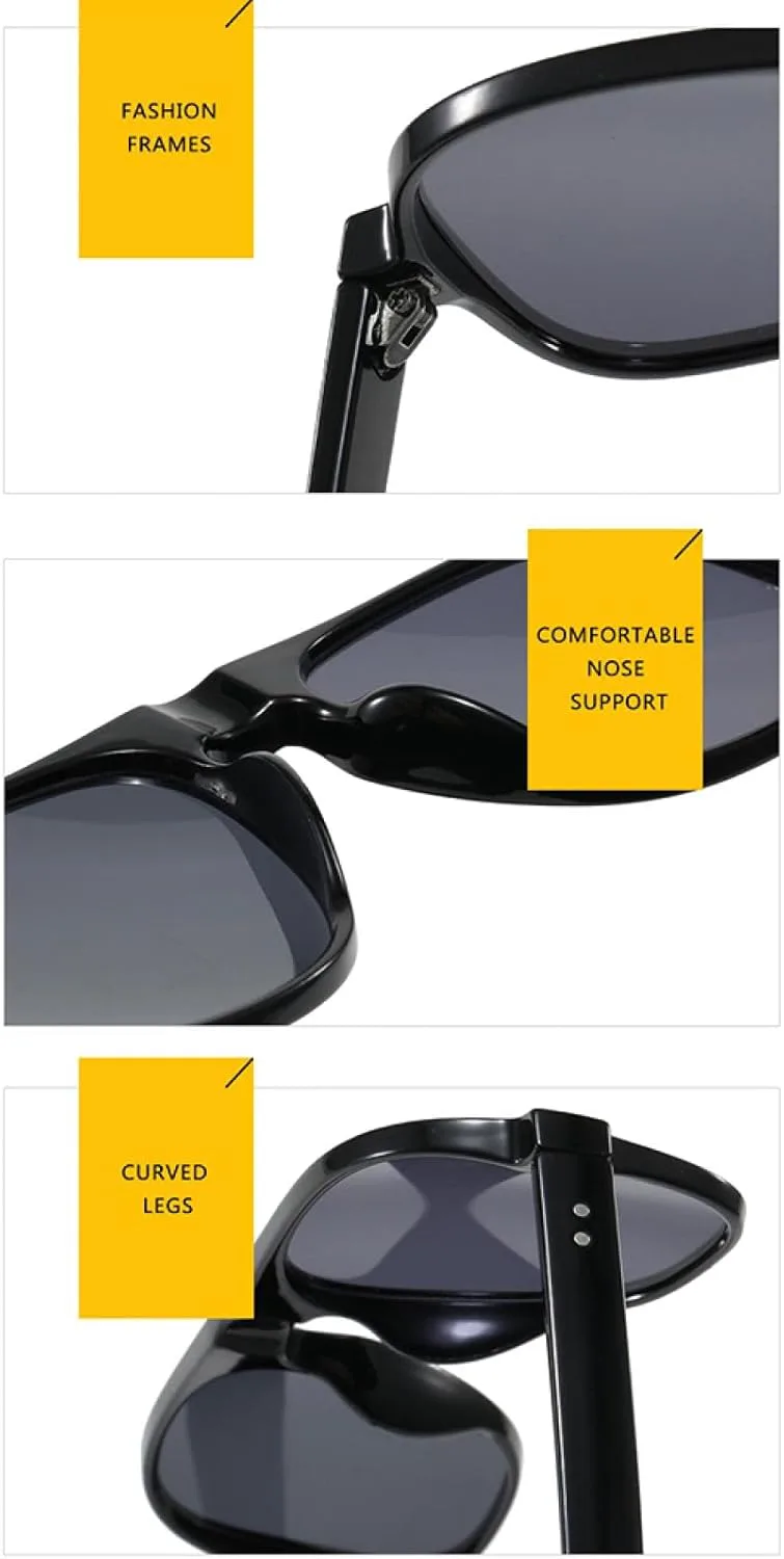 

Солнцезащитные очки с защитой от УФ-излучения UV400 | Увеличенная оправа | Для женщин и мужчин | Для занятий спортом на открытом воздухе и вождения DSVIGF, Leopard