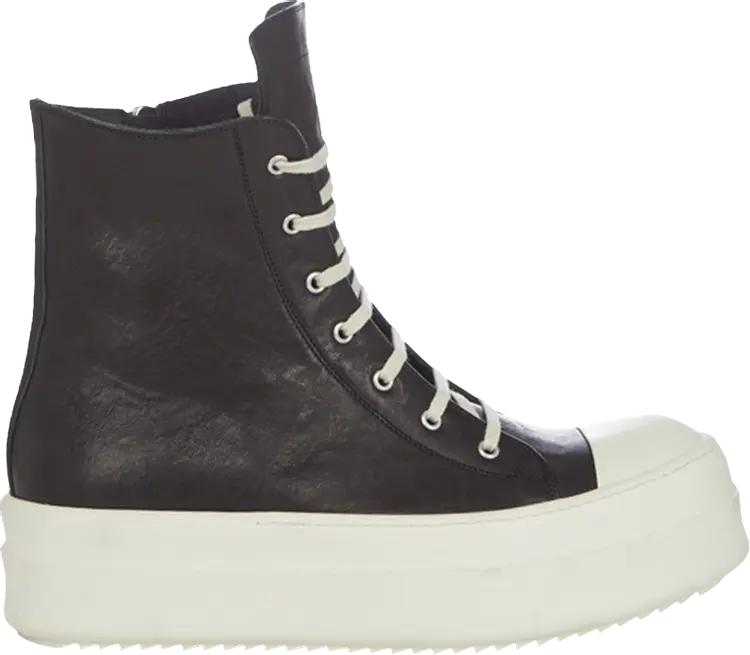 Кроссовки Rick Owens Wmns Lido Mega Bumper High 'Black Milk', черный