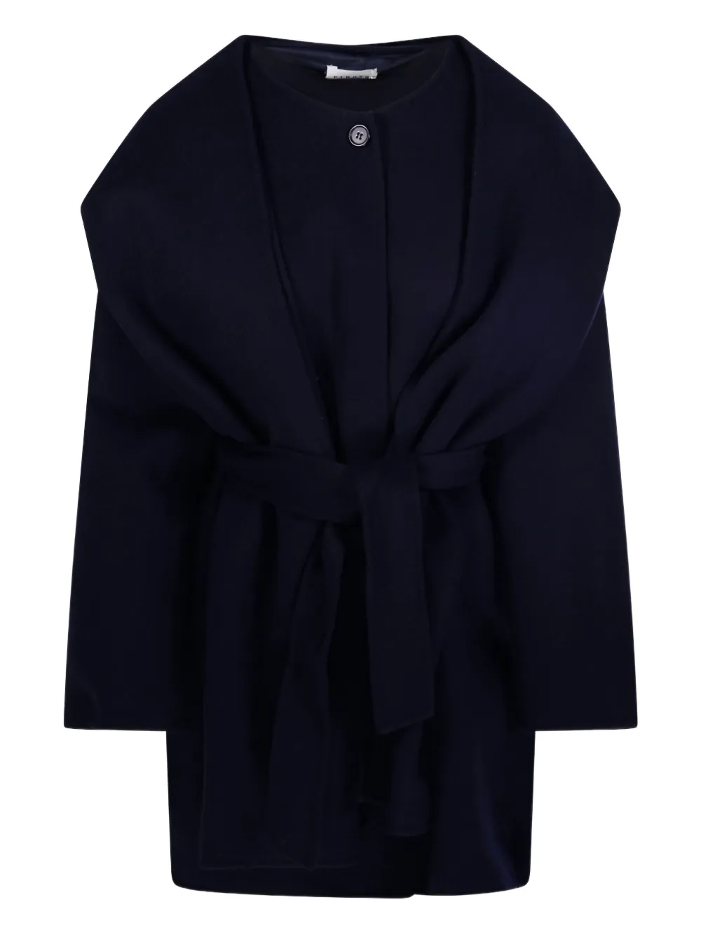 

Драпированное пальто с поясом P.A.R.O.S.H., синий