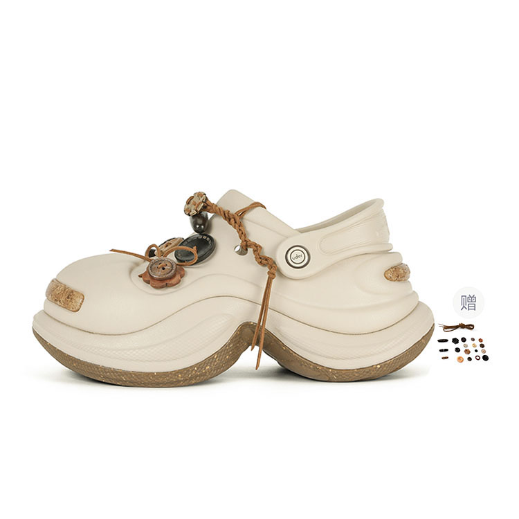 Ouder Сандалии Unisex Sand Dune Gray коллекции Mountains And Rivers Sand Dune Clogs с открытым мысом, цвет Sand Dune Gray — фото 3