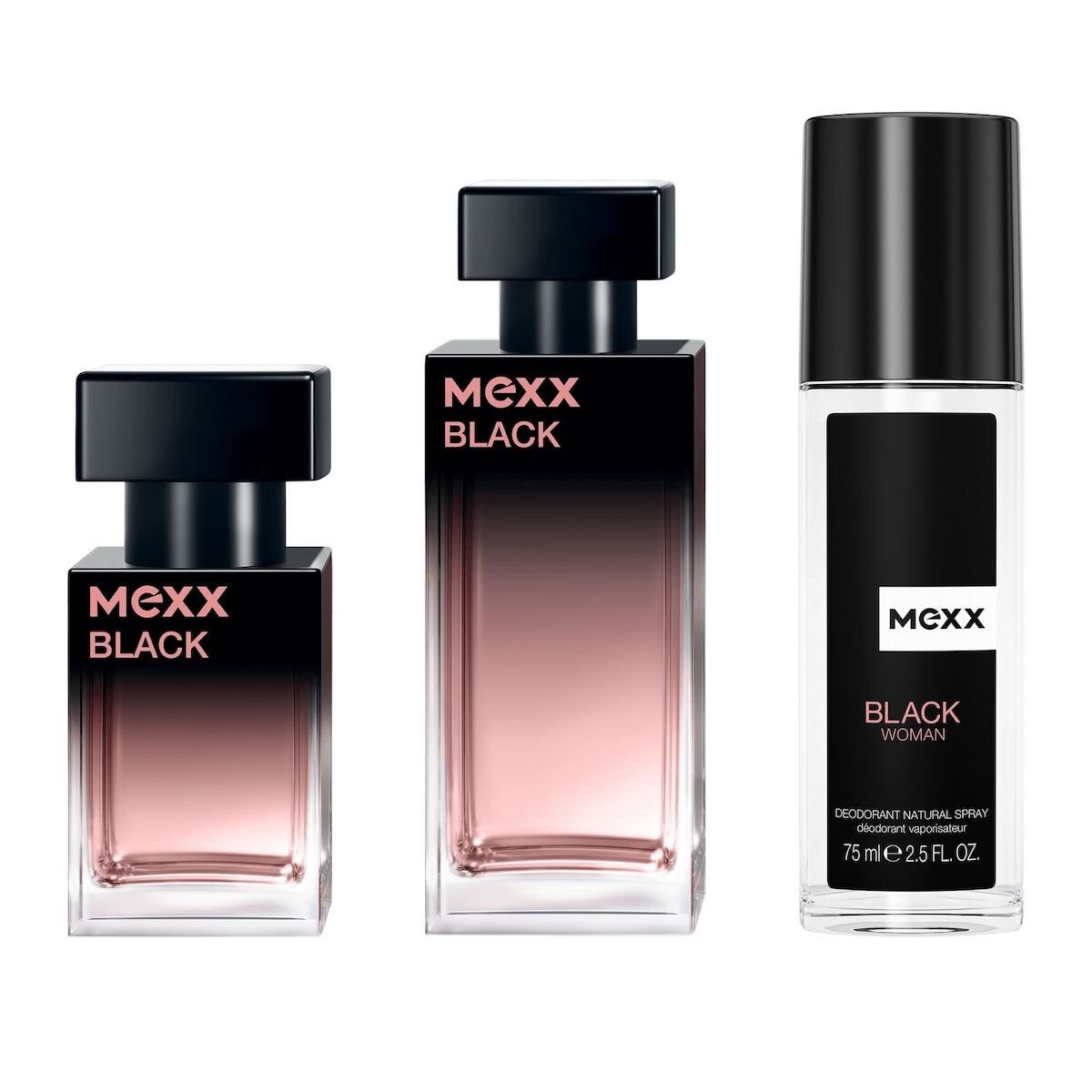 Mexx, Black Woman, Дезодорант для женщин в натуральном спрее, 75 мл — фото 2