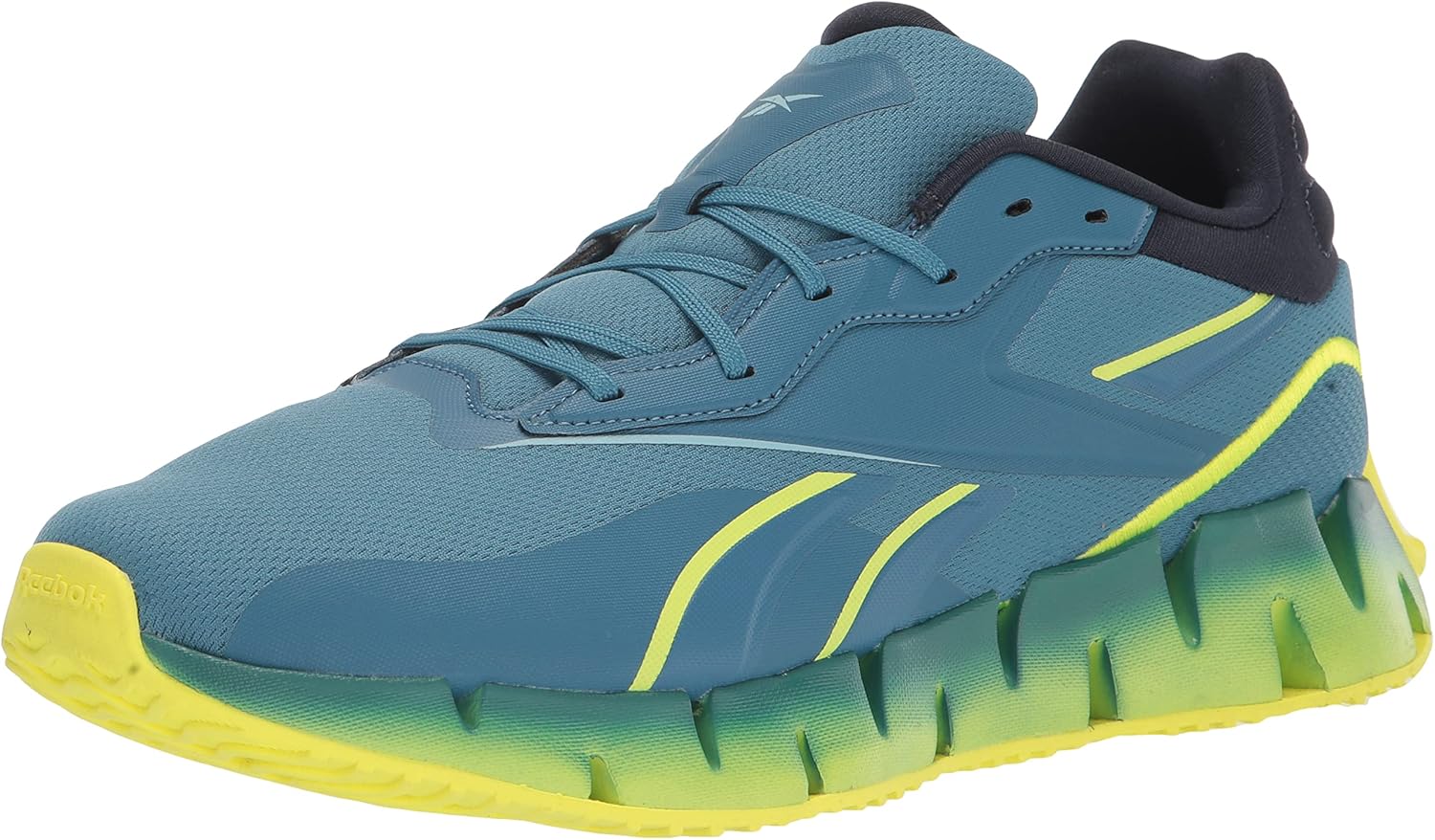 

Кроссовки Reebok Unisex Adult Zig Dynamica 4, синий/желтый/стальной/темно-синий
