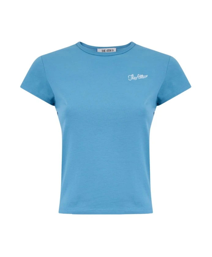 

Футболки и поло прозрачно-голубого цвета The Attico, синий