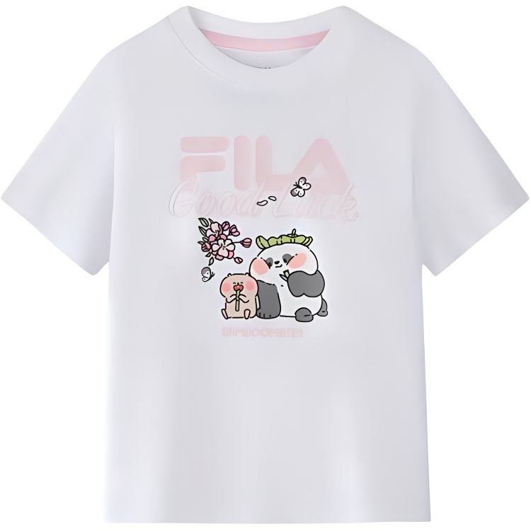 

FILA KIDS Футболка Bamboomates Bamboo Forest Friends стандартная белая детская