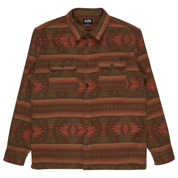 

Рубашка из жаккардовой фланели Offshore Billabong, Dark Cedar