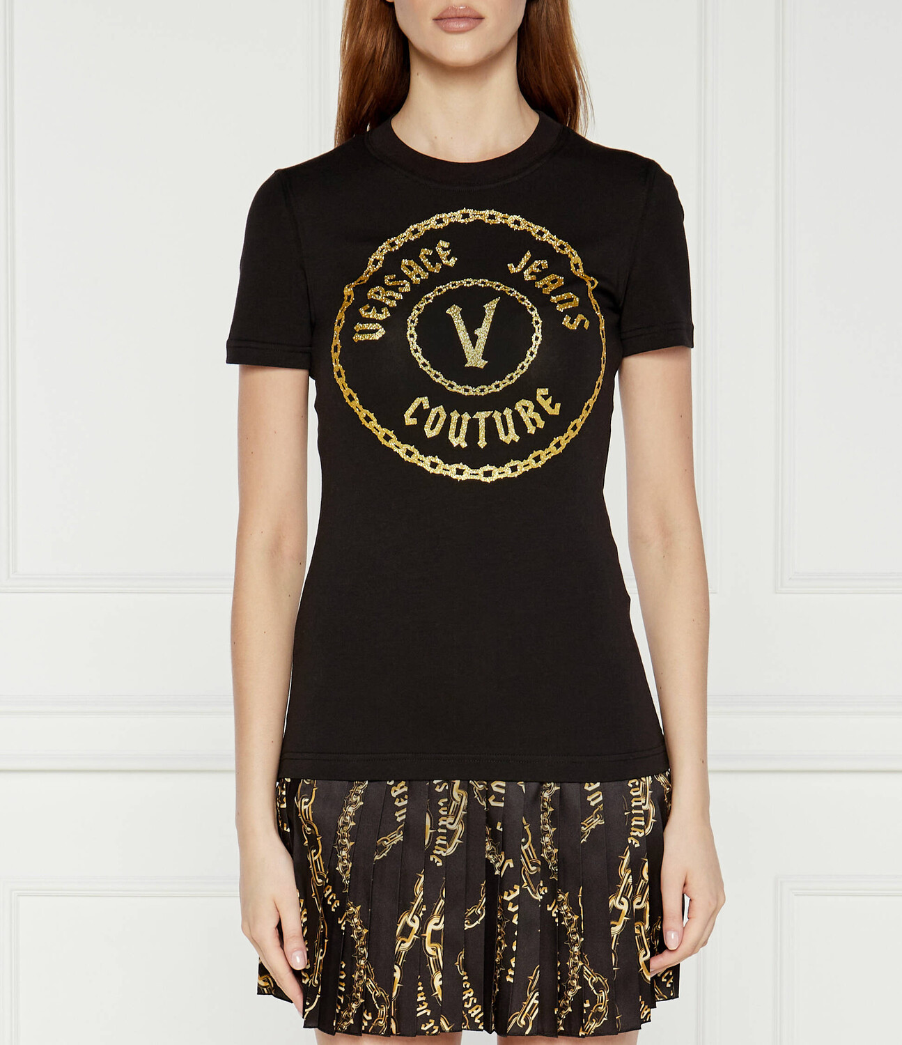 

Футболка Versace Jeans Couture Slim Fit, черный