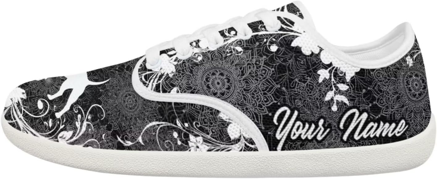 

Кроссовки с принтом собаки для женщин и мужчин, босоножки с широкой носочной частью, дышащая сетка, удобные слипоны для бега, тенниса и тренировок Pointodoor, Bull Terrier Print