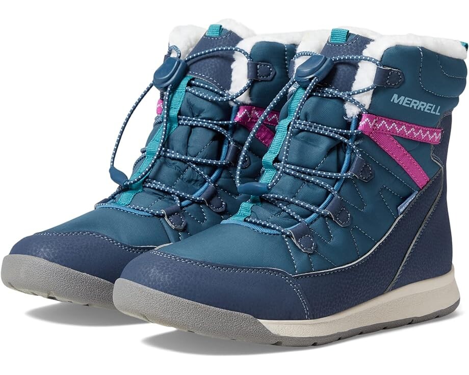 

Ботинки Merrell Snow Crush 3.0 Waterproof, цвет Navy/Berry/Teal