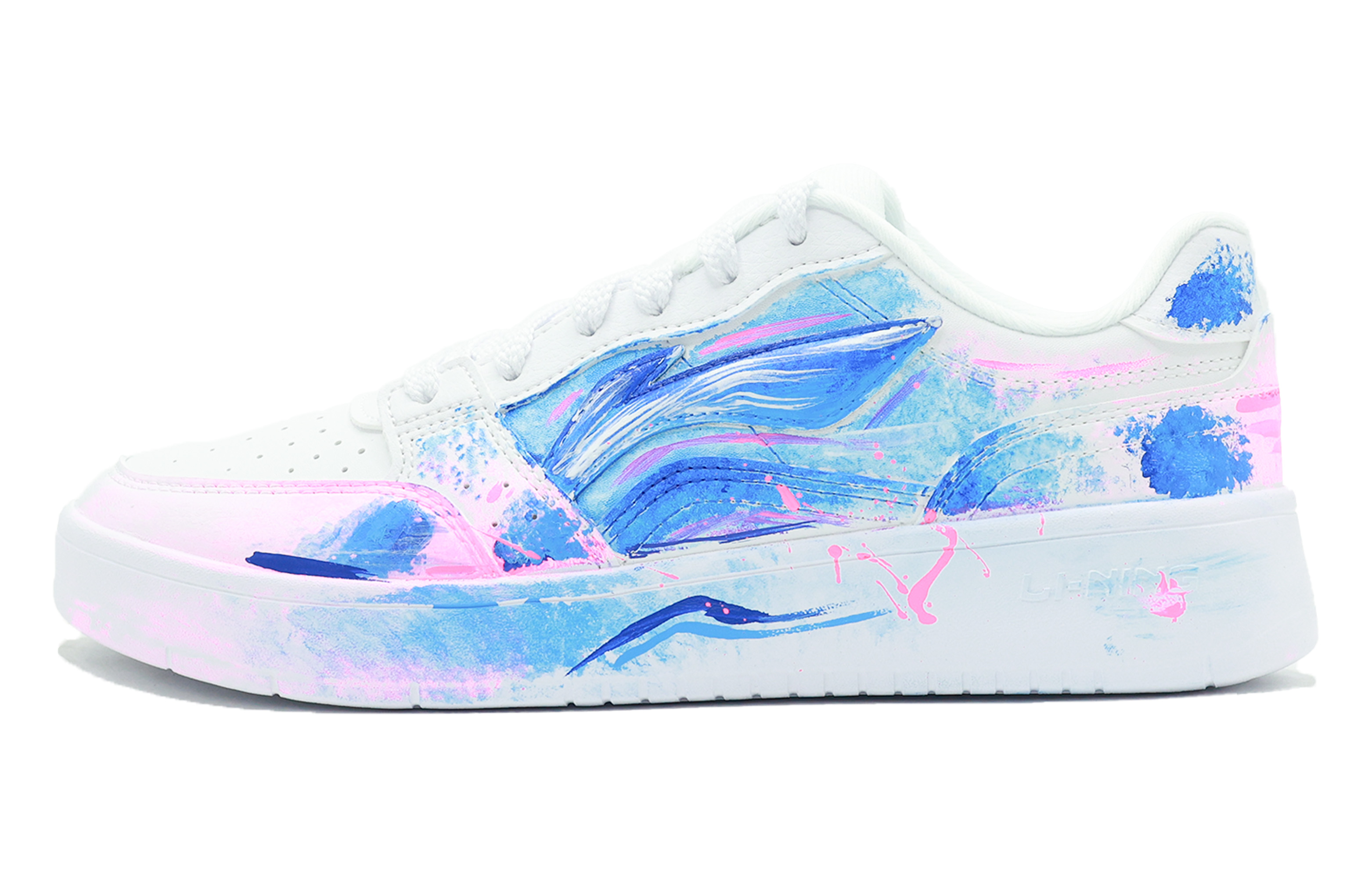 

LINING Кроссовки для скейтбординга Acer Truncatum с противоскользящей амортизацией и износостойкостью, мужские, белые