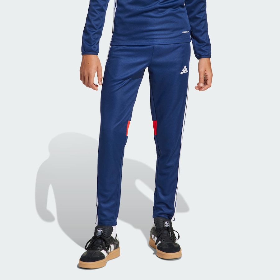Зауженные спортивные брюки ADIDAS PERFORMANCE Tiro 25 Essentials, темно-синий — фото 2