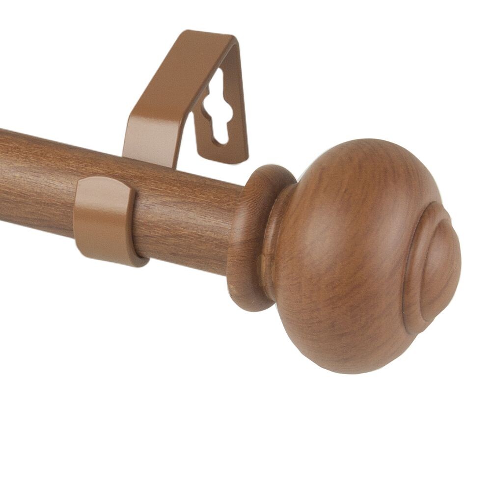 

Карниз для штор из искусственного дерева Rod Desyne 1 дюйм, цвет Chestnut