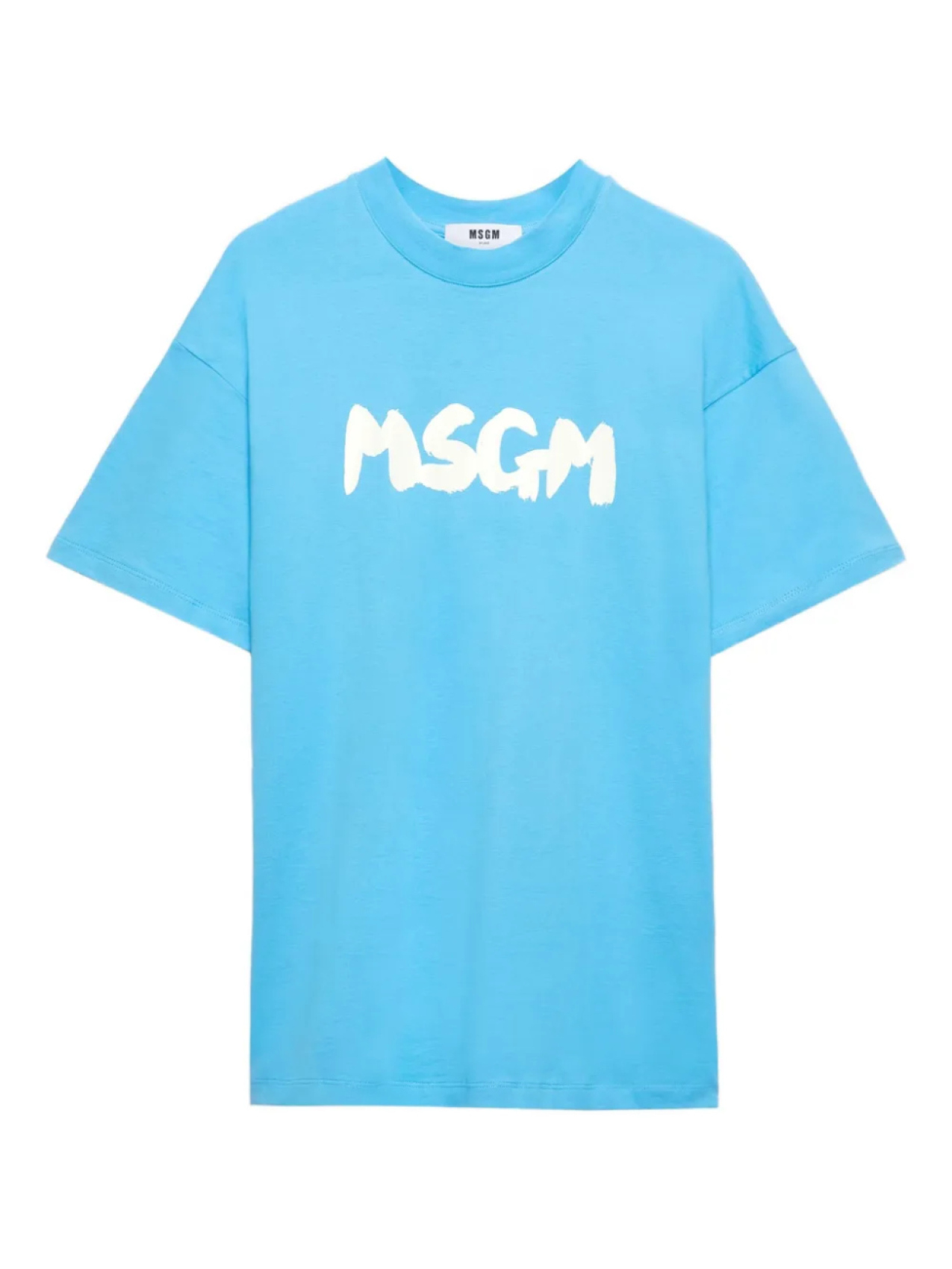

MSGM logo-print Футболка, синий