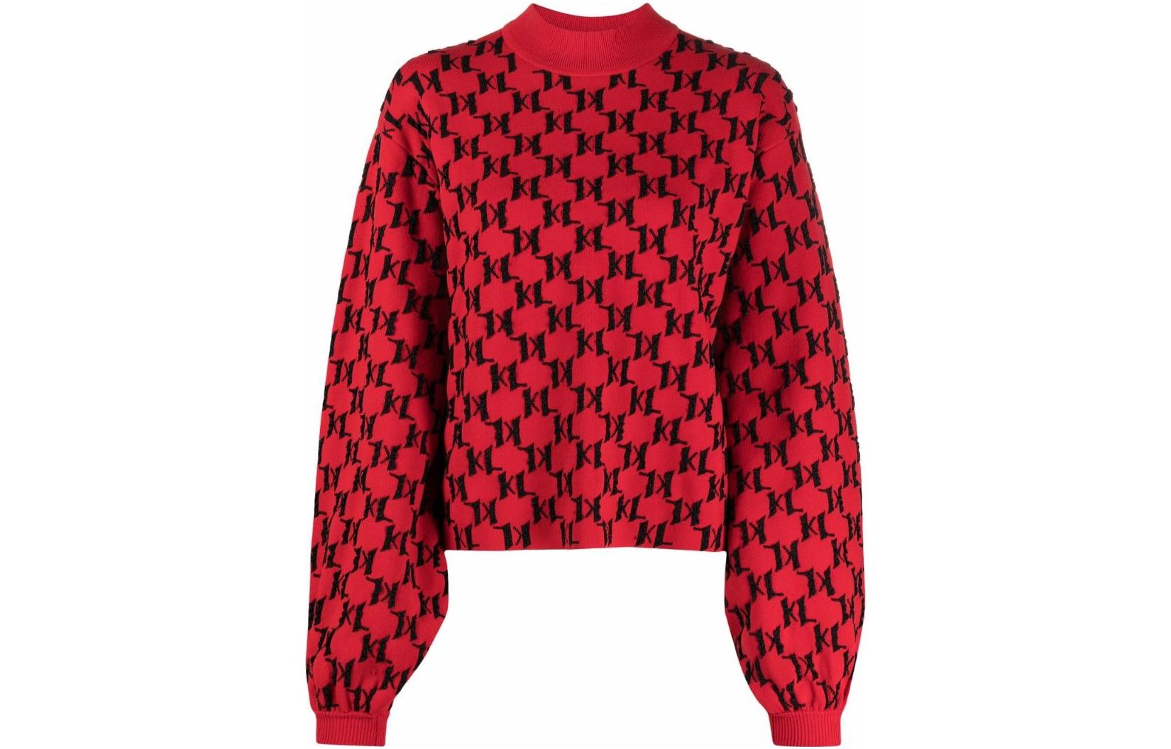 

KARL LAGERFELD / Karl Lagerfeld Jeans Вязаный свитер KARL LAGERFELD женский красный