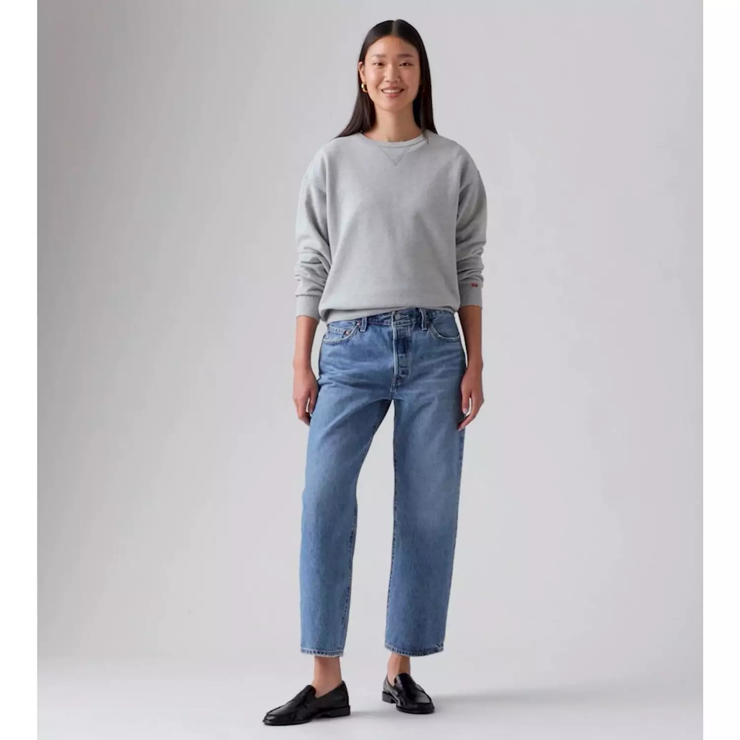 Легкие женские джинсы длиной до щиколотки 501 90-х годов Levi's, цвет Desert Utopia - Medium Wash — фото 4