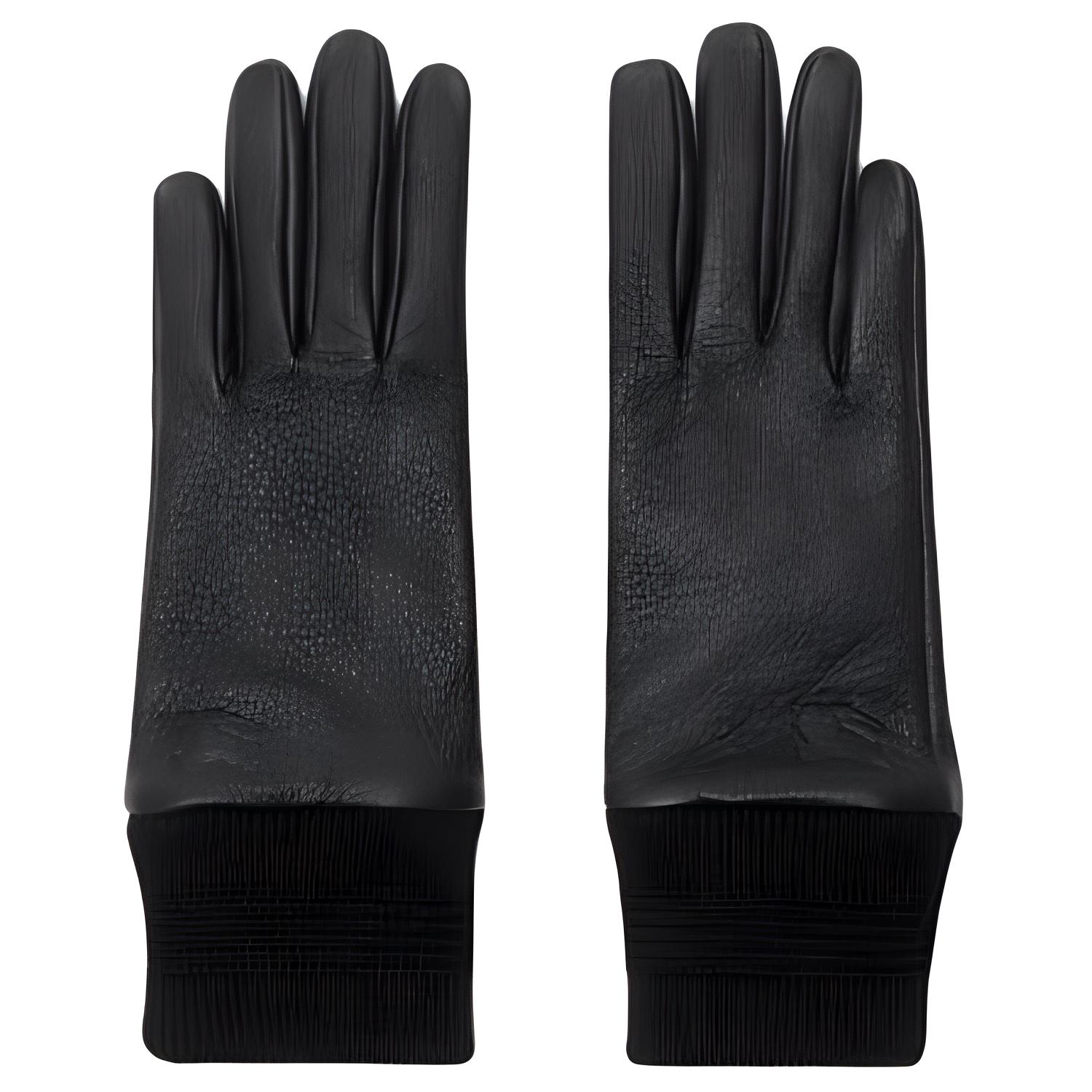 

Кожаные перчатки Ekd Burberry, черный