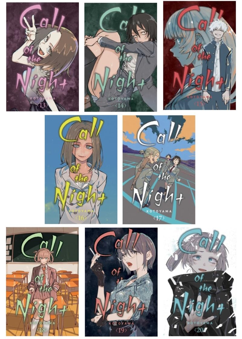 

Call of the Night Manga Series 8-Book Collection Set (Vol. 13 to 20) - Supernatural Romance and Urban Mystery (Generic)