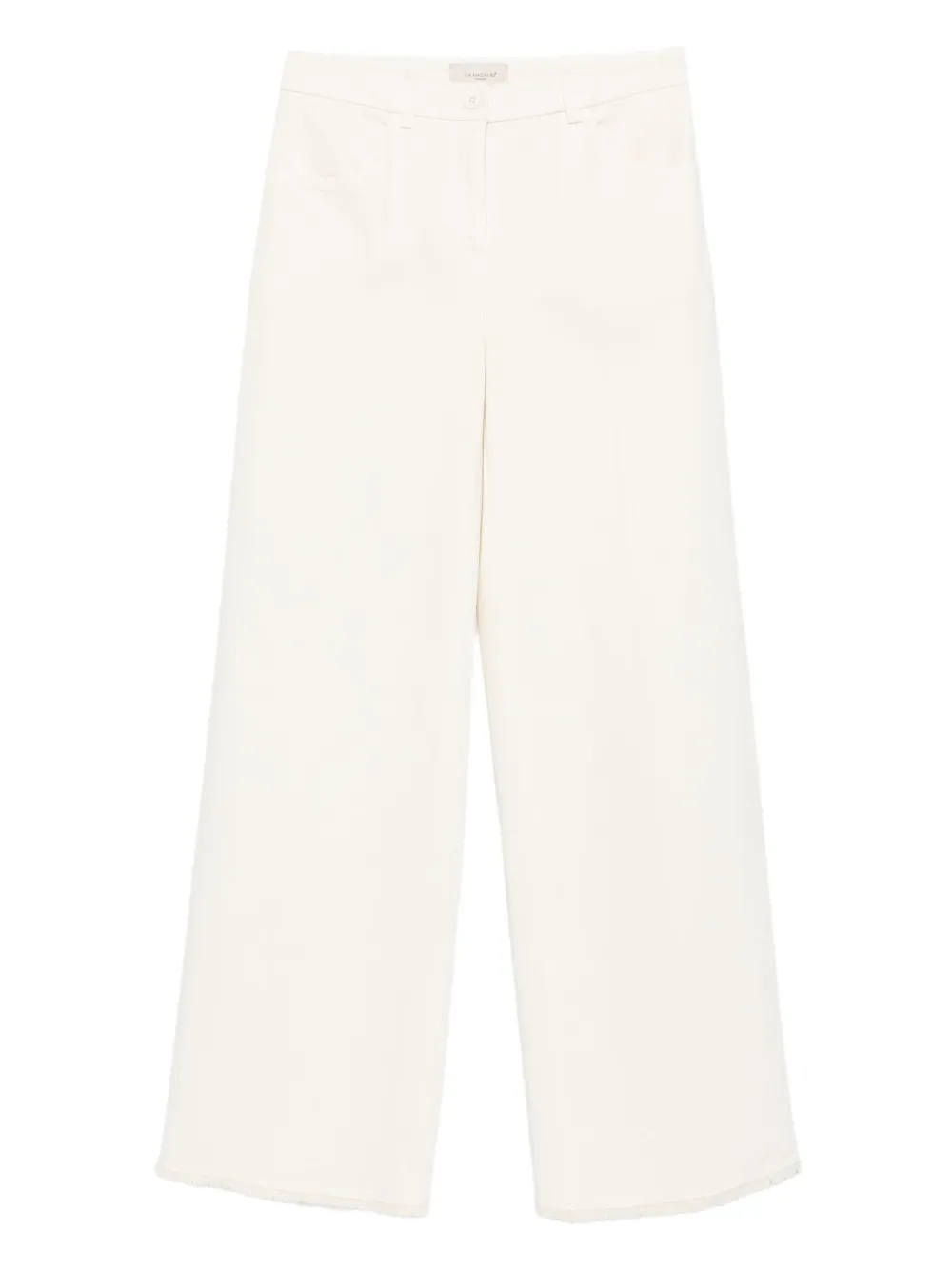 

Расклешенные брюки с бахромой Via Masini 80, бежевый