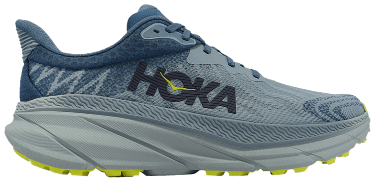 

Кроссовки HOKA Challenger ATR 7 2E Wide 'Stone Blue Evening Primrose', синий