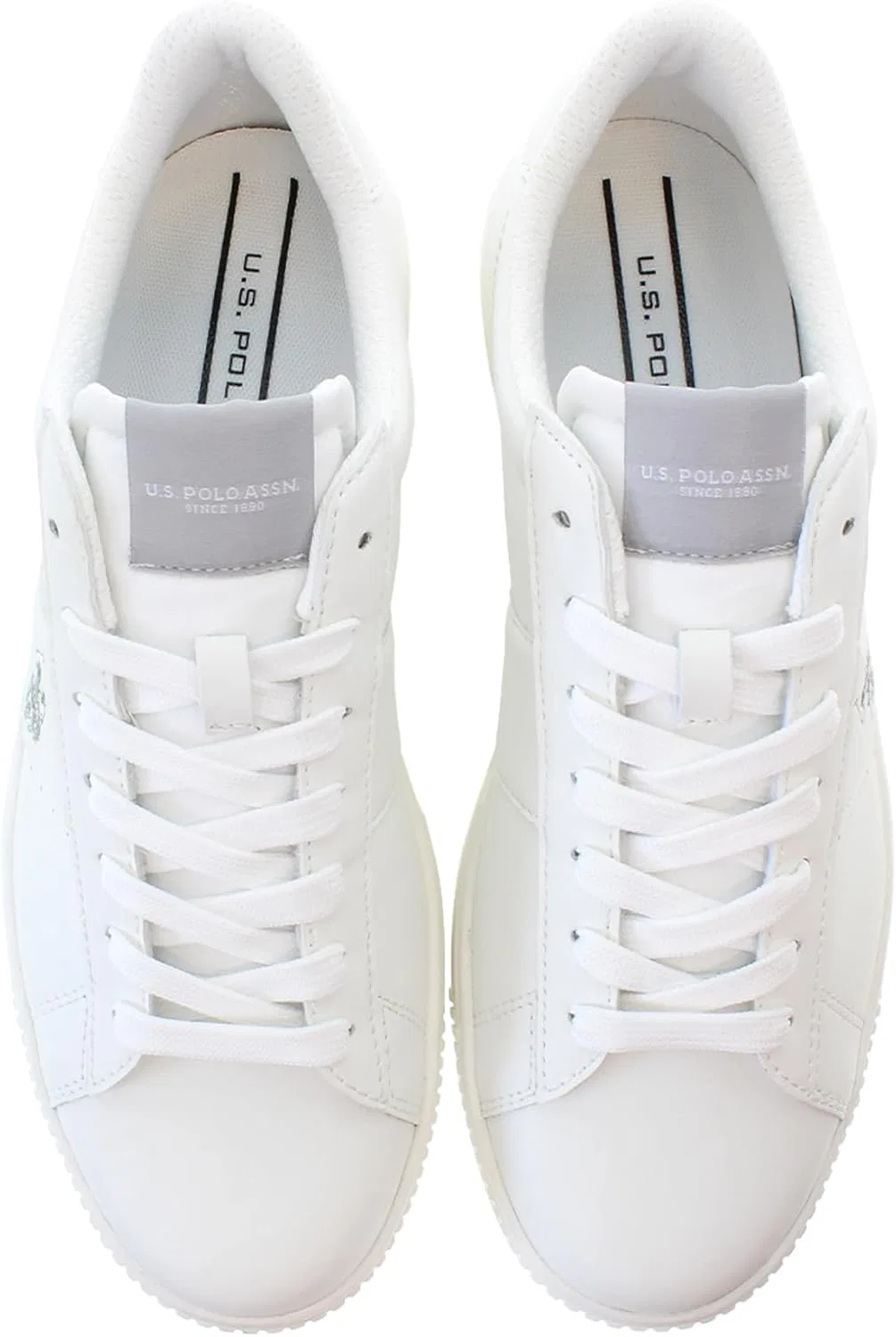 U.S. Polo Assn. Кроссовки мужские USPolo TYMES009-WHI - белые — фото 2