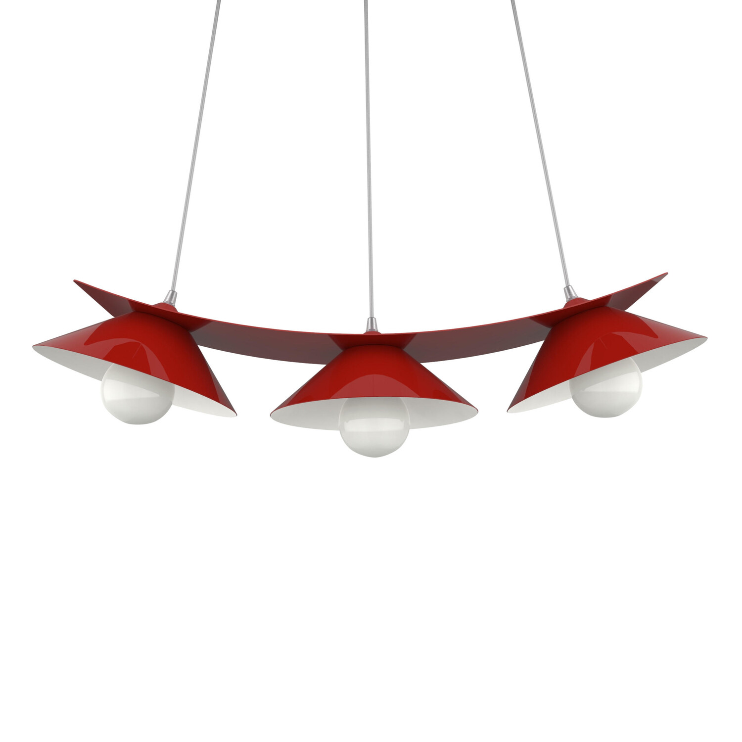 

Подвесной светильник Lumicom, 70x25x16 см, красный